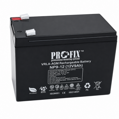 Акумулятор ProFix VRLA-AGM 12V 9Ah NP9-12