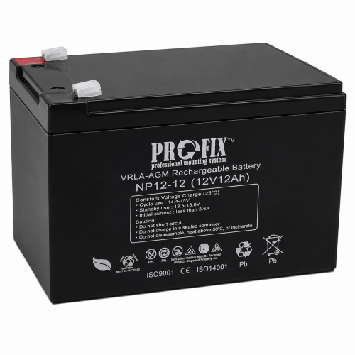 Акумулятор ProFix VRLA-AGM 12V 12Ah NP12-12