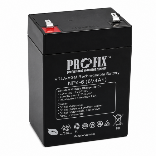 Акумулятор ProFix VRLA-AGM 6V 4Ah NP4-6