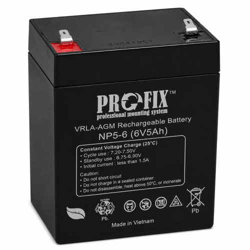 Акумулятор ProFix VRLA-AGM 6V 5Ah NP5-6