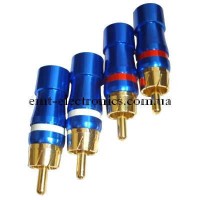 Штекера RCA PROSOUND діам.-6,5мм, синій