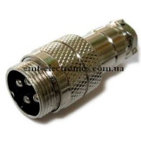 Роз'єм М мікрофонний, 4pin, під кабель
