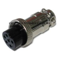 Роз'єм F мікрофонний, 6pin, під кабель