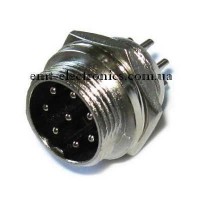 Роз'єм М мікрофонний, 8pin, монтажне