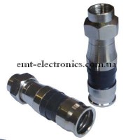 Штекер F для кабелю RG-6, компресійний