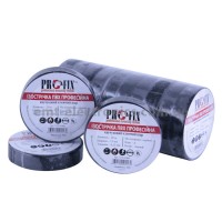 Ізострічка ПВХ PROFIX, 0,13x15мм, чорна, 20м