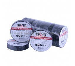 Ізострічка ПВХ PROFIX, 0,13x15мм, чорна, 20м