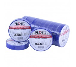 Ізострічка ПВХ PROFIX, 0,13x15мм, синя, 20м