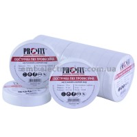 Ізострічка ПВХ PROFIX, 0,13x15мм, біла, 20м