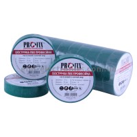 Ізострічка ПВХ PROFIX, 0,13x19мм, зелена, 25м
