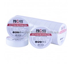 Ізострічка ПВХ PROFIX, 0,13x19мм, біла, 20м