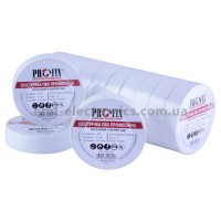 Ізострічка ПВХ PROFIX, 0,13x15мм, біла, 10м
